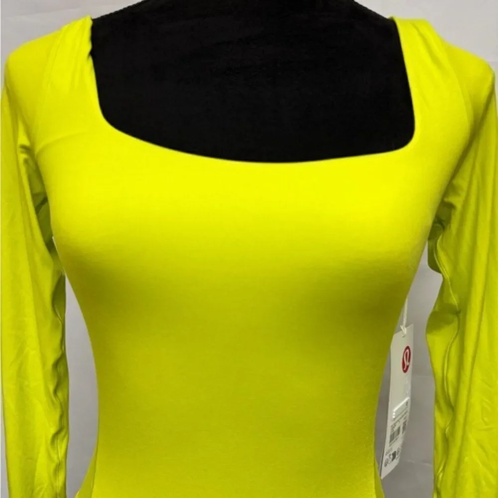 Lululemon Wundermost Square-Neck Long-Sleeve Bodysuit - Picture 5 of 8